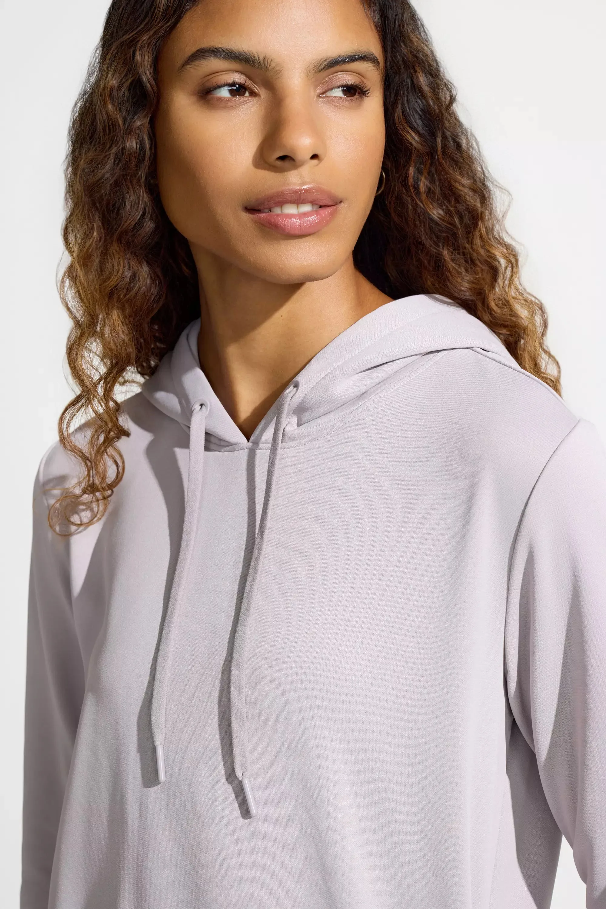 Women’s Boxy Performance Hoodie - Gull Gray sold by Mondetta product image thumbnail 2