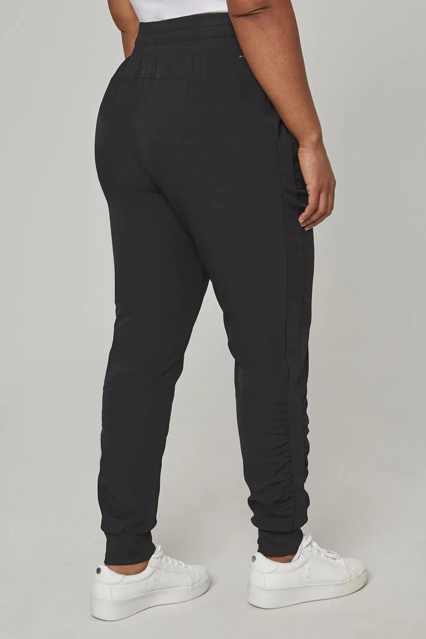 Women’s Woven Ruched Pant - Black sold by Mondetta product image thumbnail 2