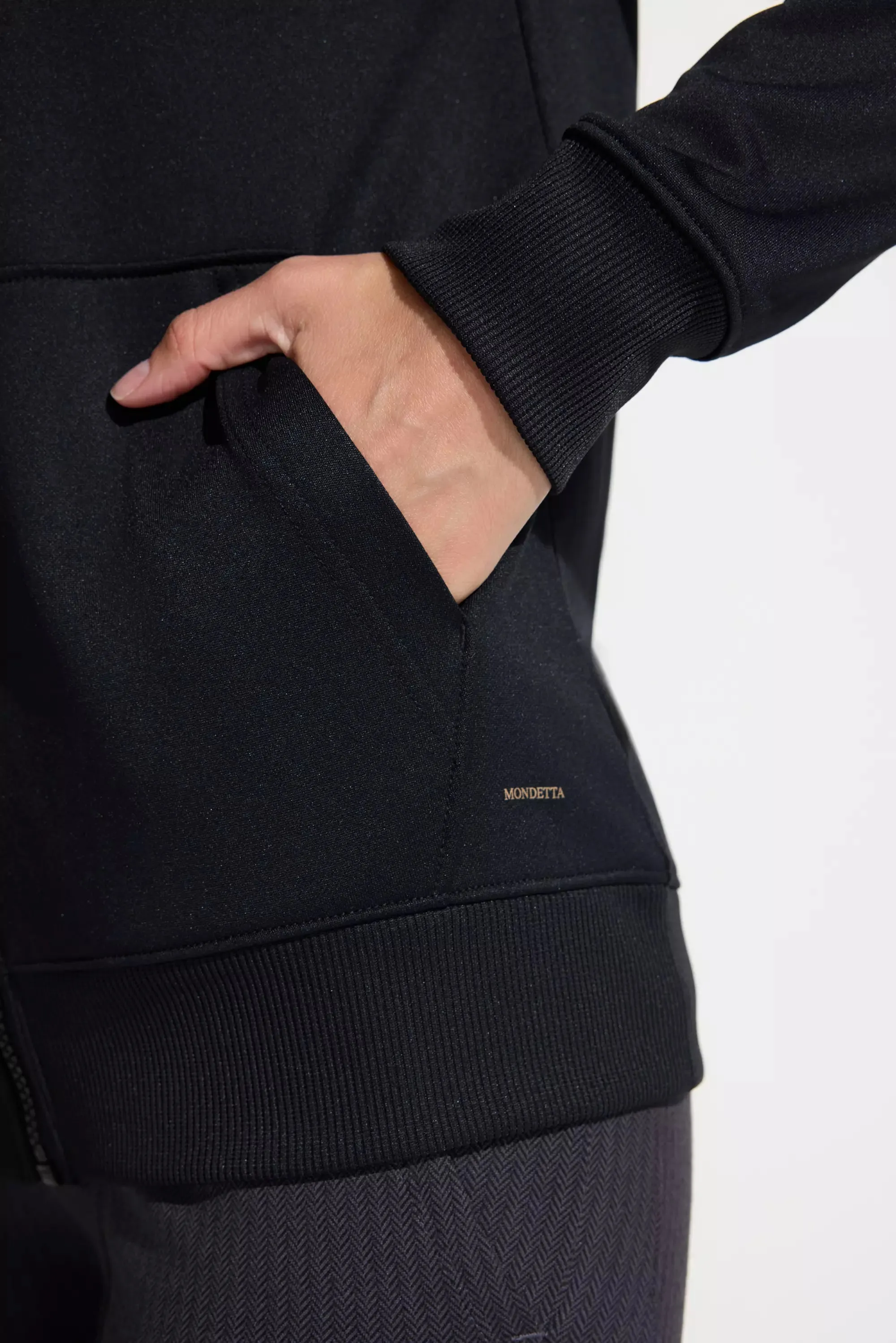 Women’s Full Zip Performance Hoodie - Black sold by Mondetta product image thumbnail 4