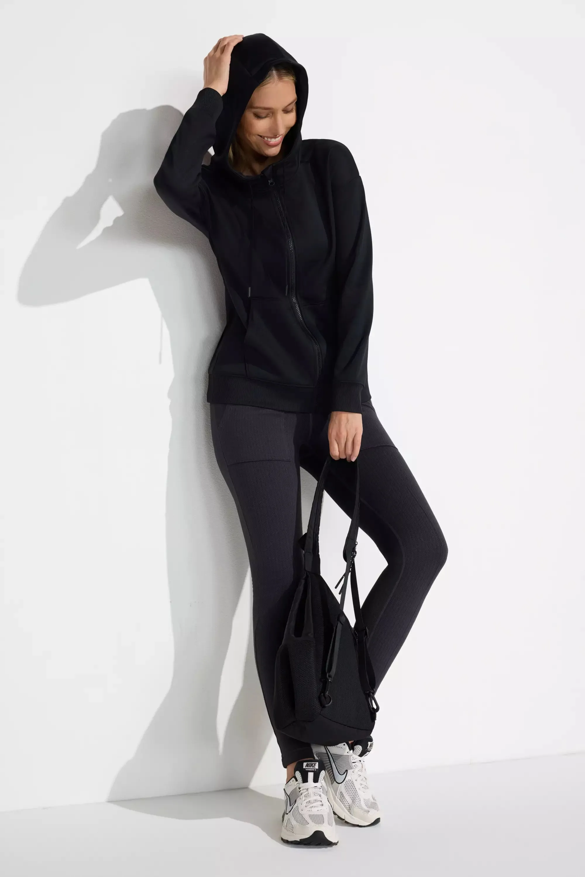 Women’s Full Zip Performance Hoodie - Black sold by Mondetta product image thumbnail 5