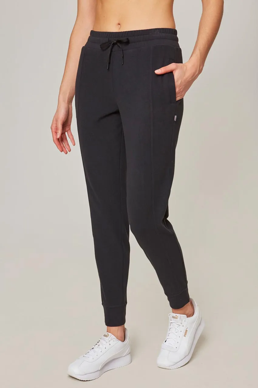 Women’s Cozy Velour Jogger - Black sold by Mondetta