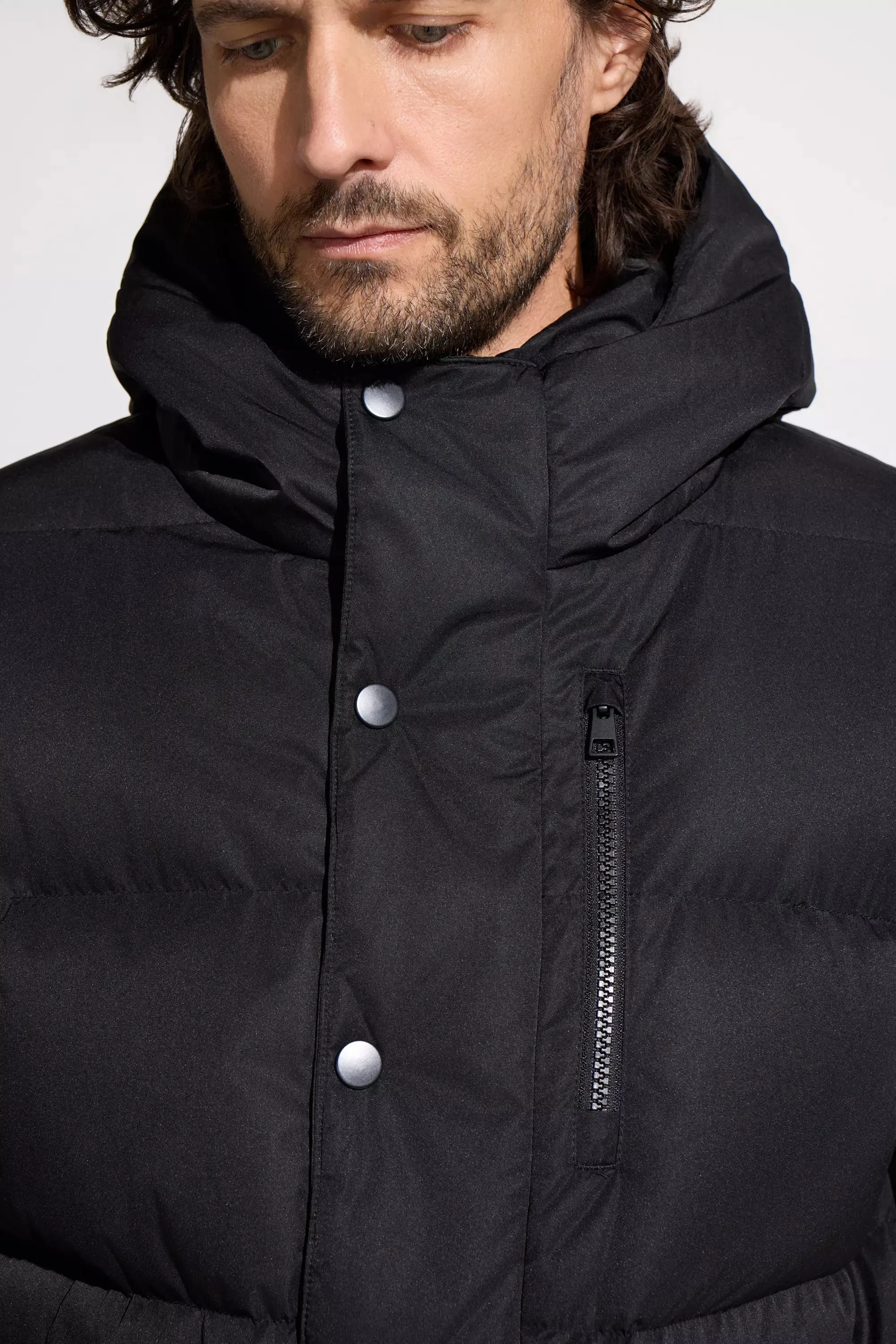 The RDS 700 Fill Power GRS Certified Recycled Poly Puffer Parka - Black sold by Mondetta product image thumbnail 5