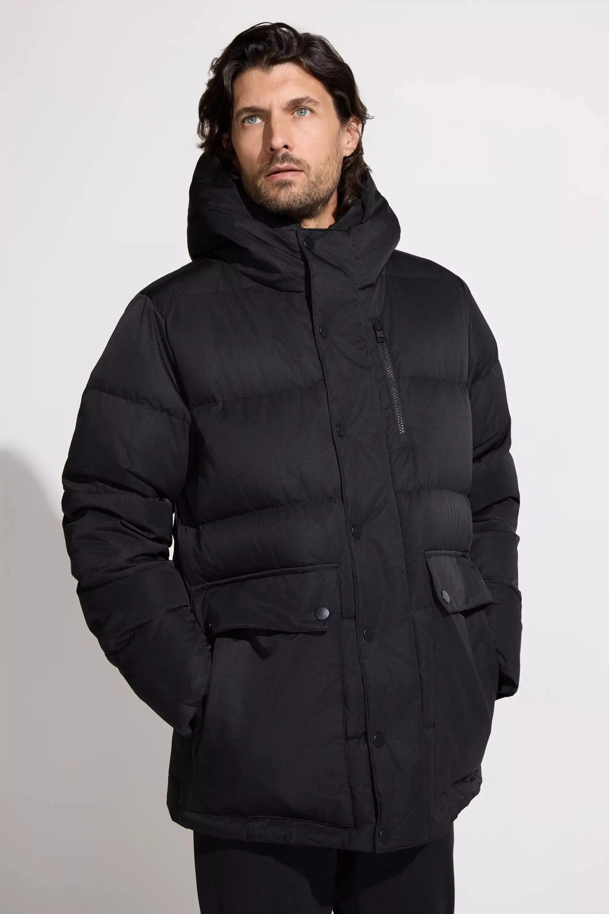 The RDS 700 Fill Power GRS Certified Recycled Poly Puffer Parka - Black sold by Mondetta product image thumbnail 2