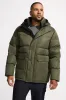 Men’s Down Fill Cargo Parka - Green sold by Mondetta