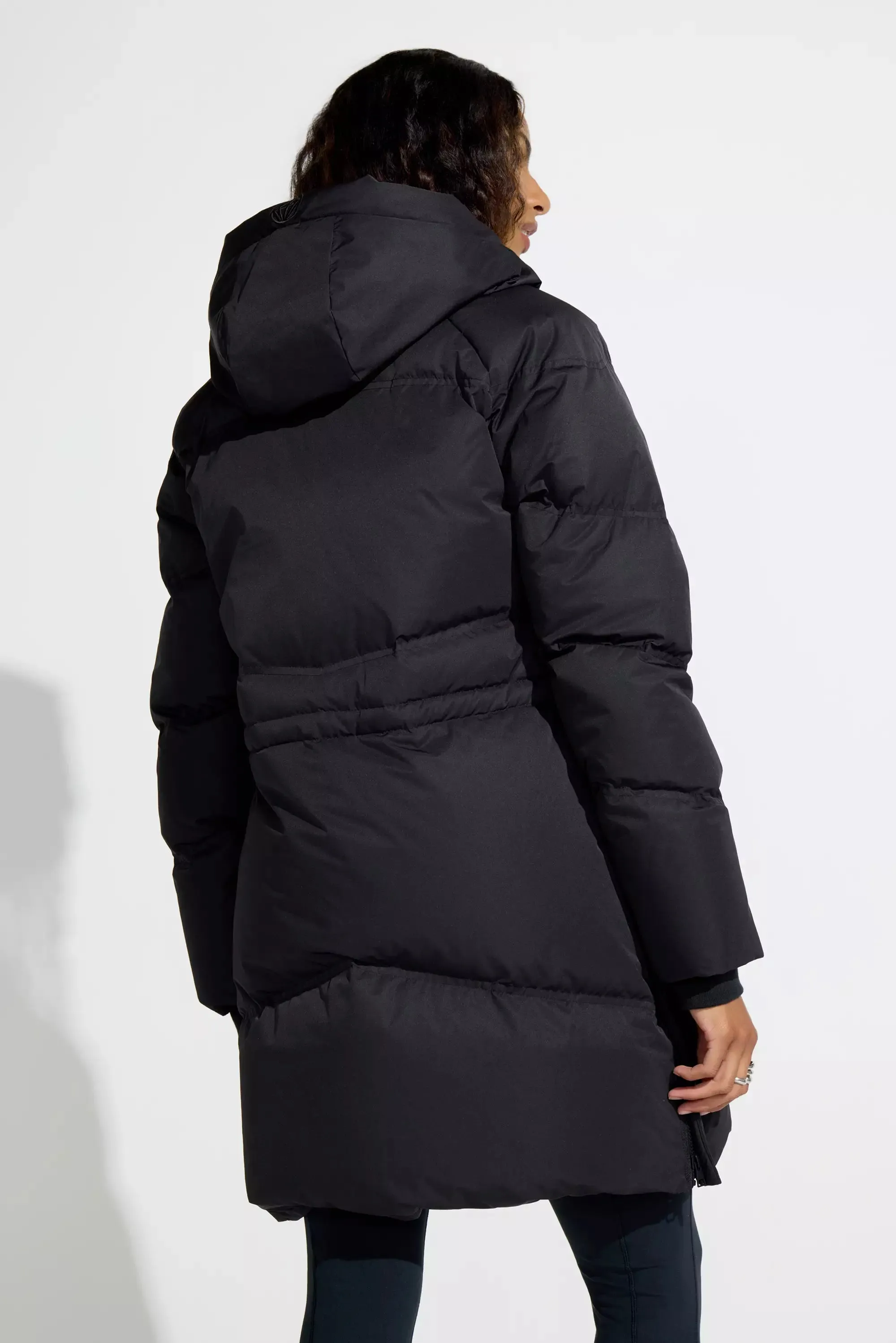 Women’s Mid-Length Down Fill Puffer - Black sold by Mondetta product image thumbnail 3