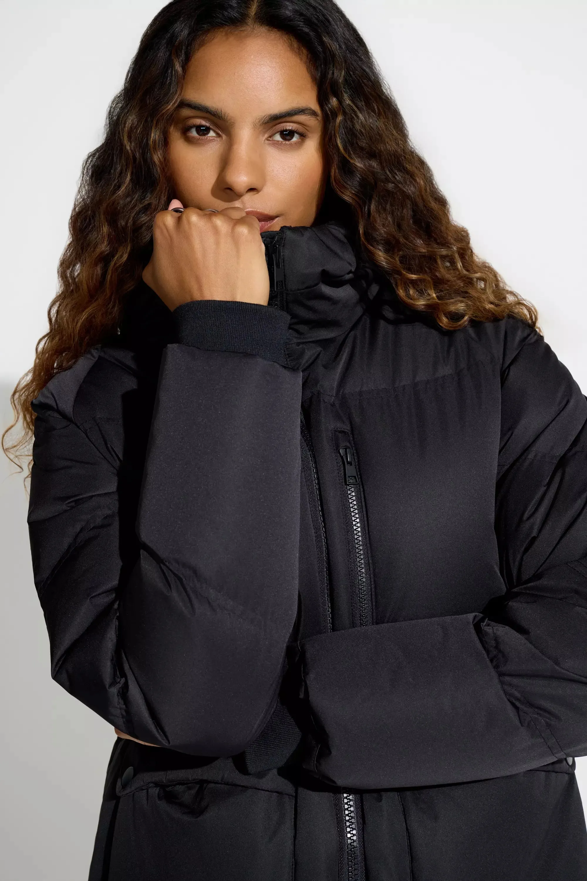 Women’s Mid-Length Down Fill Puffer - Black sold by Mondetta product image thumbnail 4