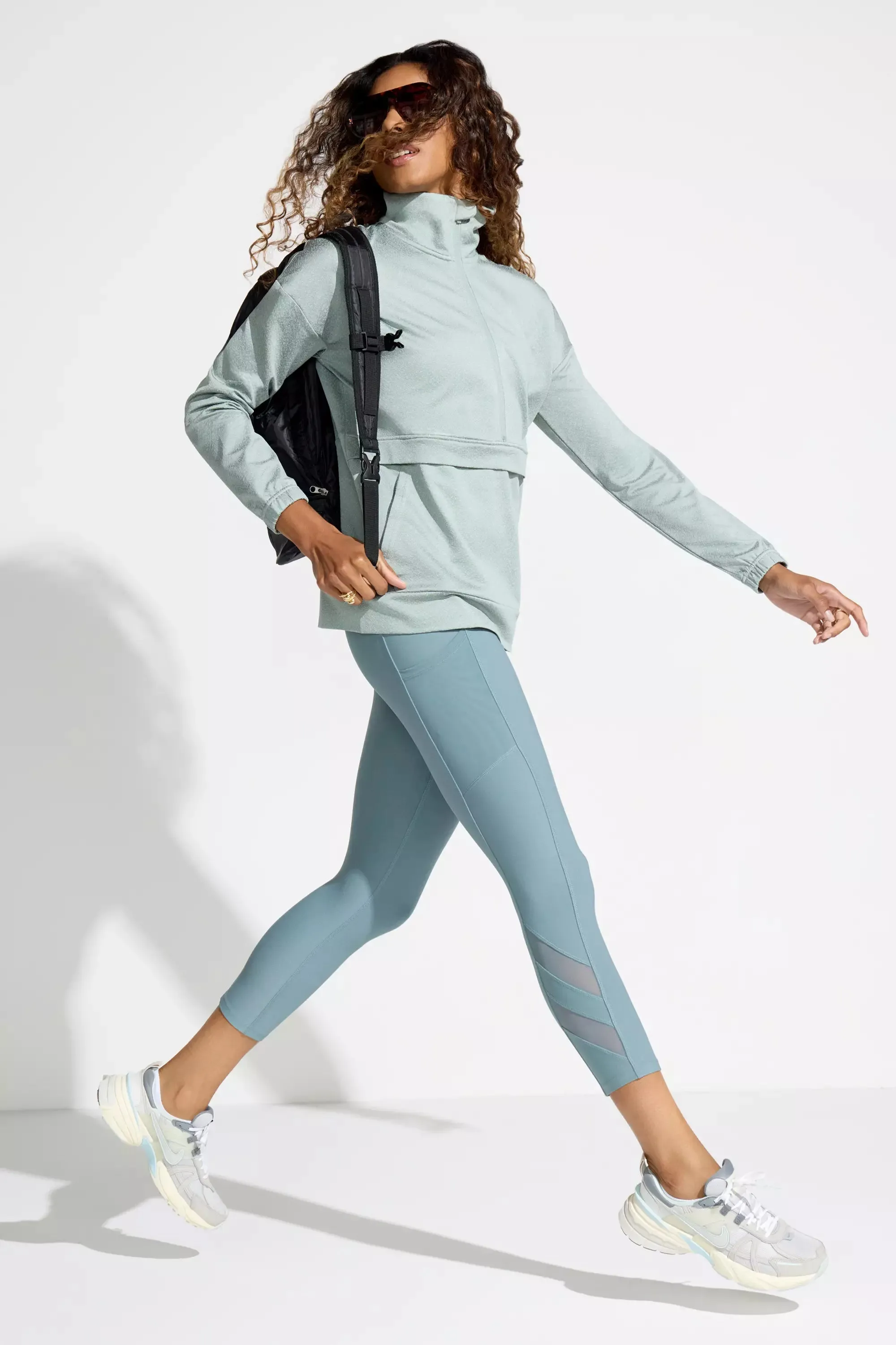 Women’s Mesh Capri - Trooper sold by Mondetta