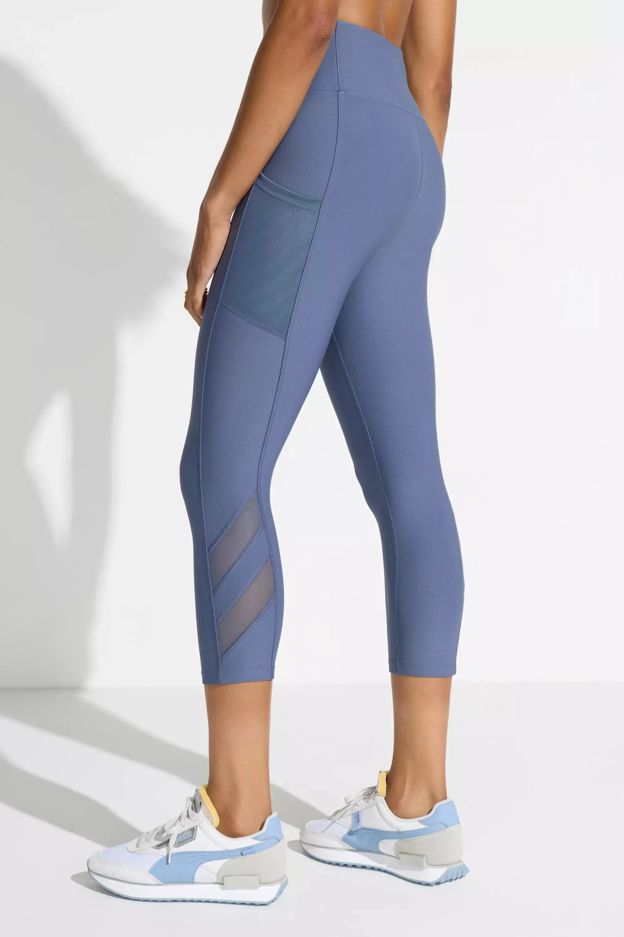 Women’s Mesh Capri - Lilac sold by Mondetta product image thumbnail 3