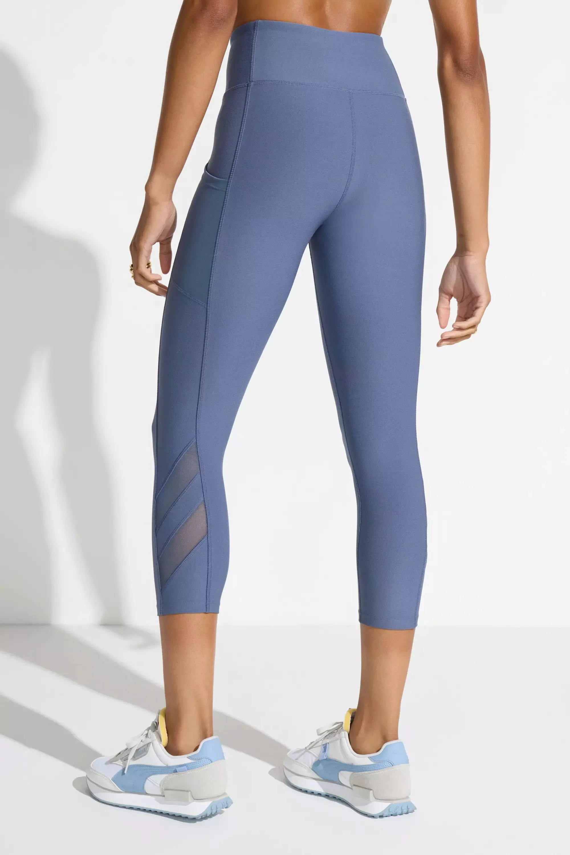 Women’s Mesh Capri - Lilac sold by Mondetta product image thumbnail 2
