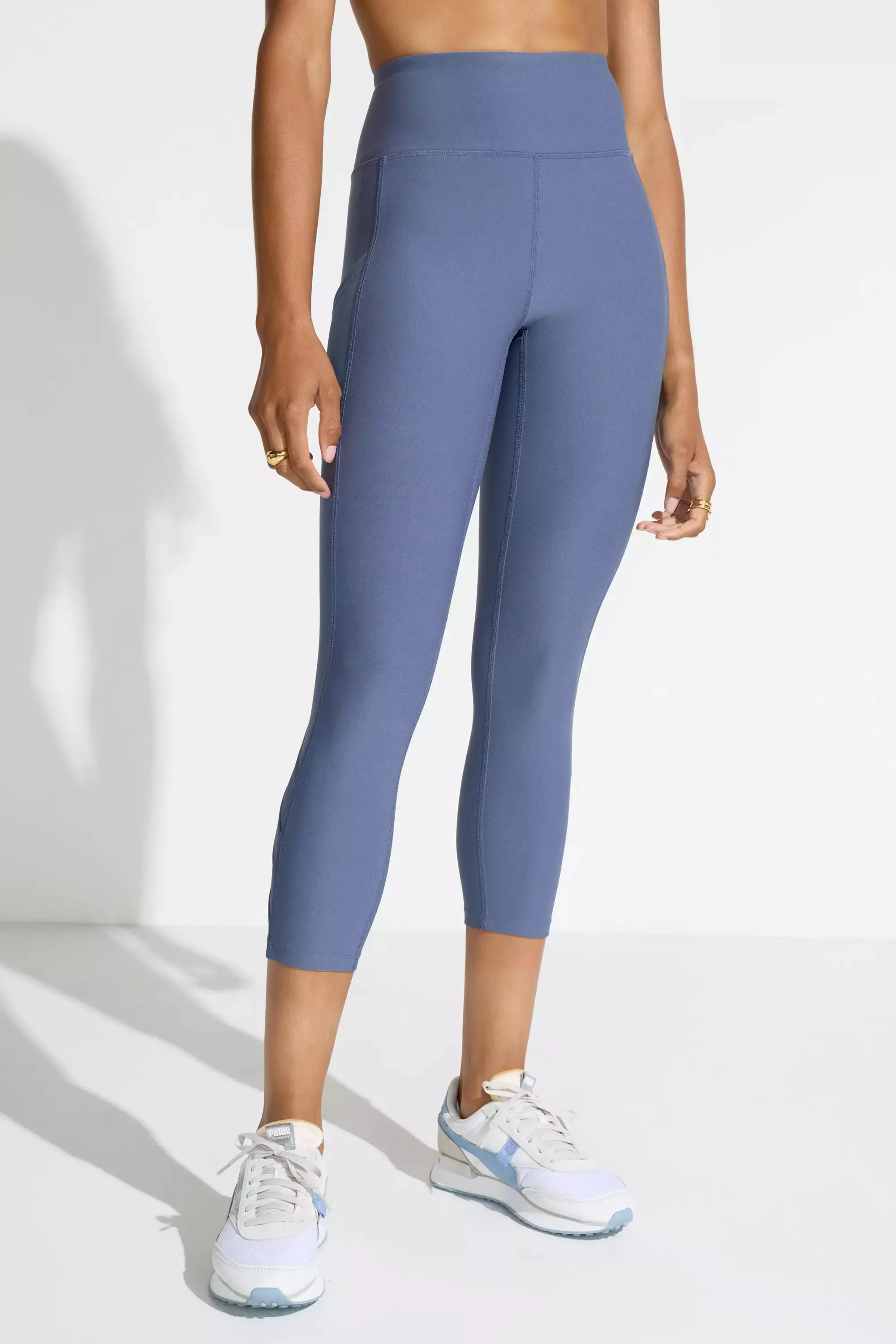 Women’s Mesh Capri - Lilac sold by Mondetta