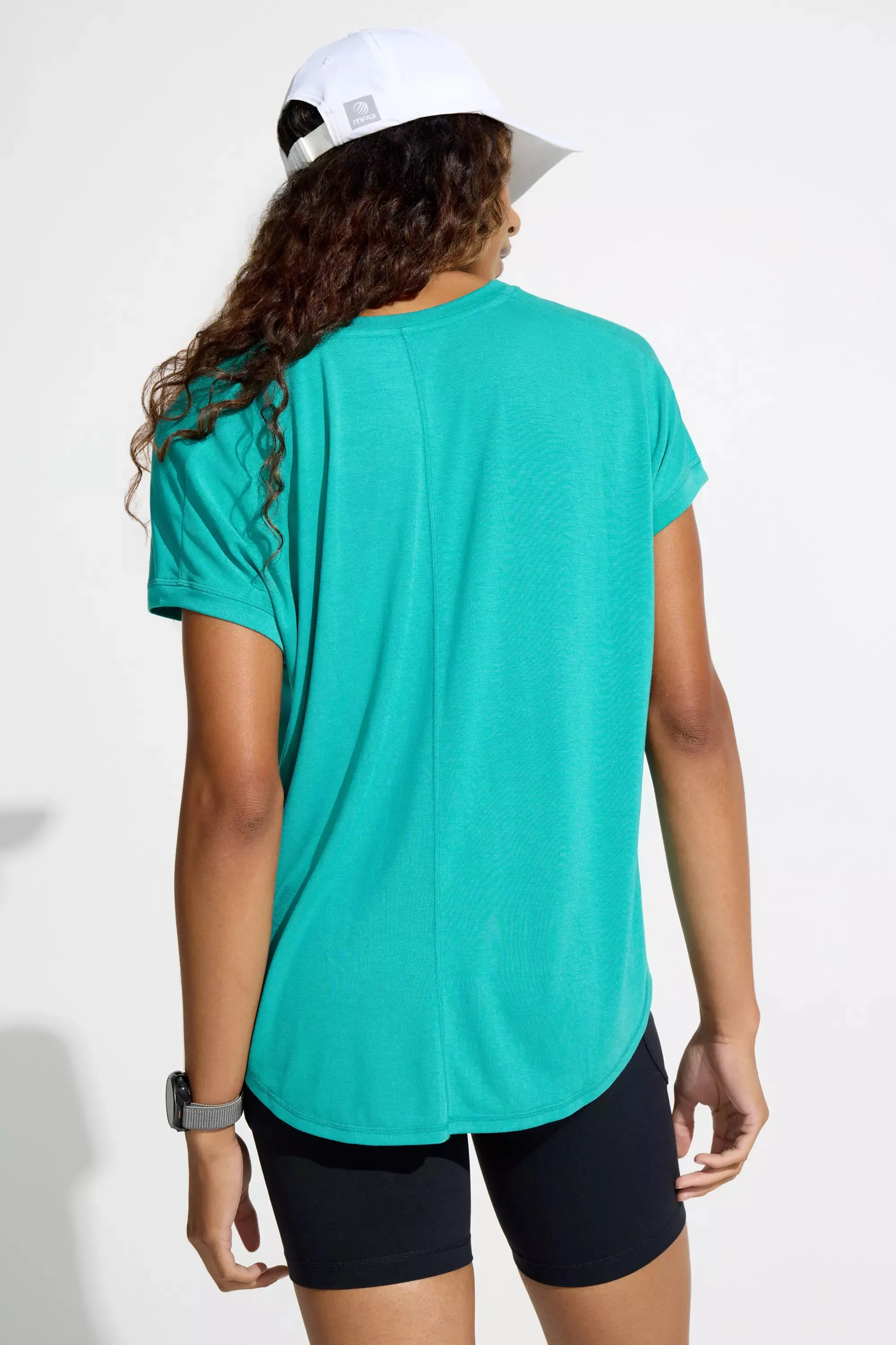 Women’s V-Neck Short Sleeve Tee - Porcelain Green sold by Mondetta product image thumbnail 5