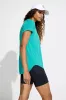Women’s V-Neck Short Sleeve Tee - Porcelain Green sold by Mondetta