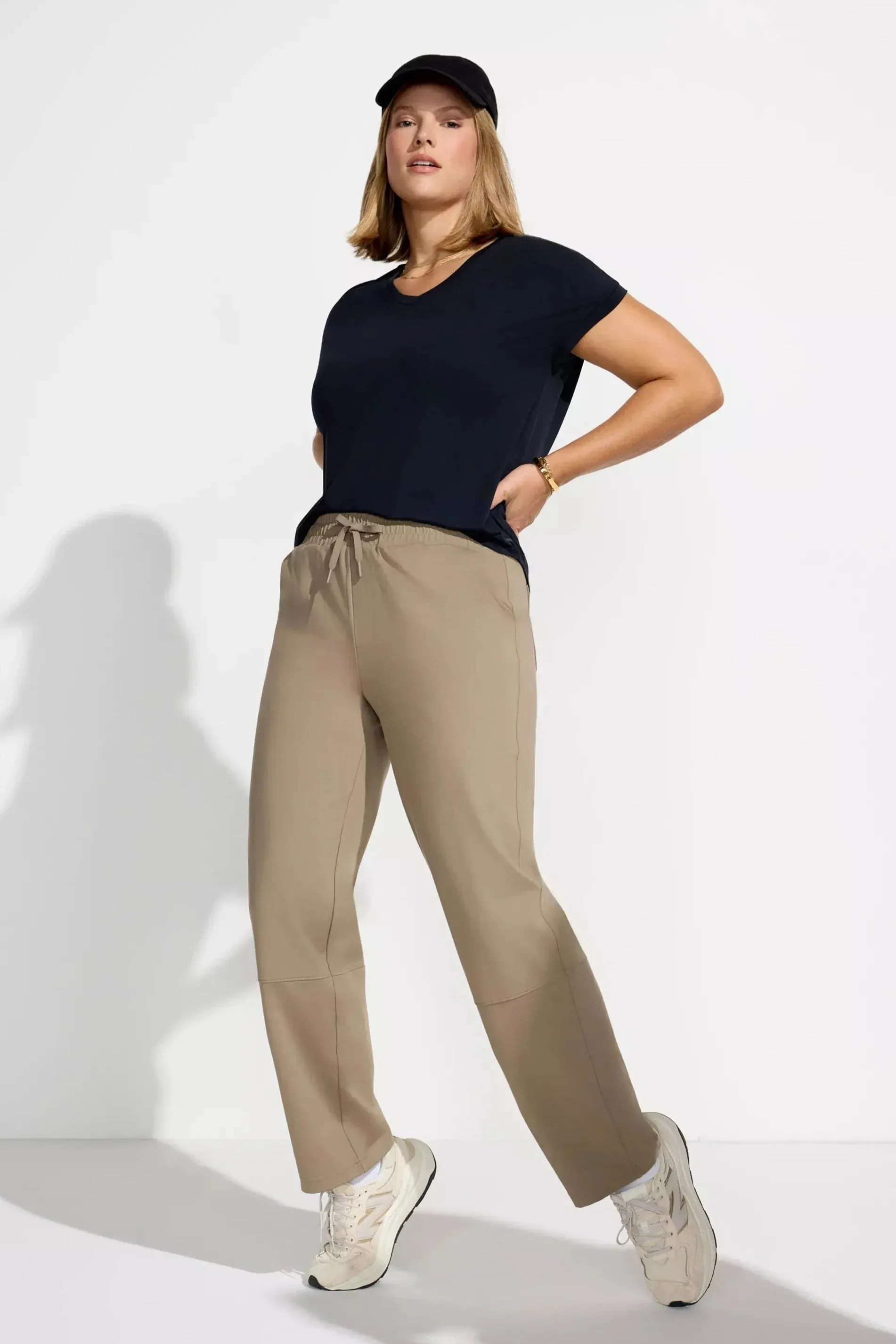 Women’s V-Neck Short Sleeve Tee - Black sold by Mondetta