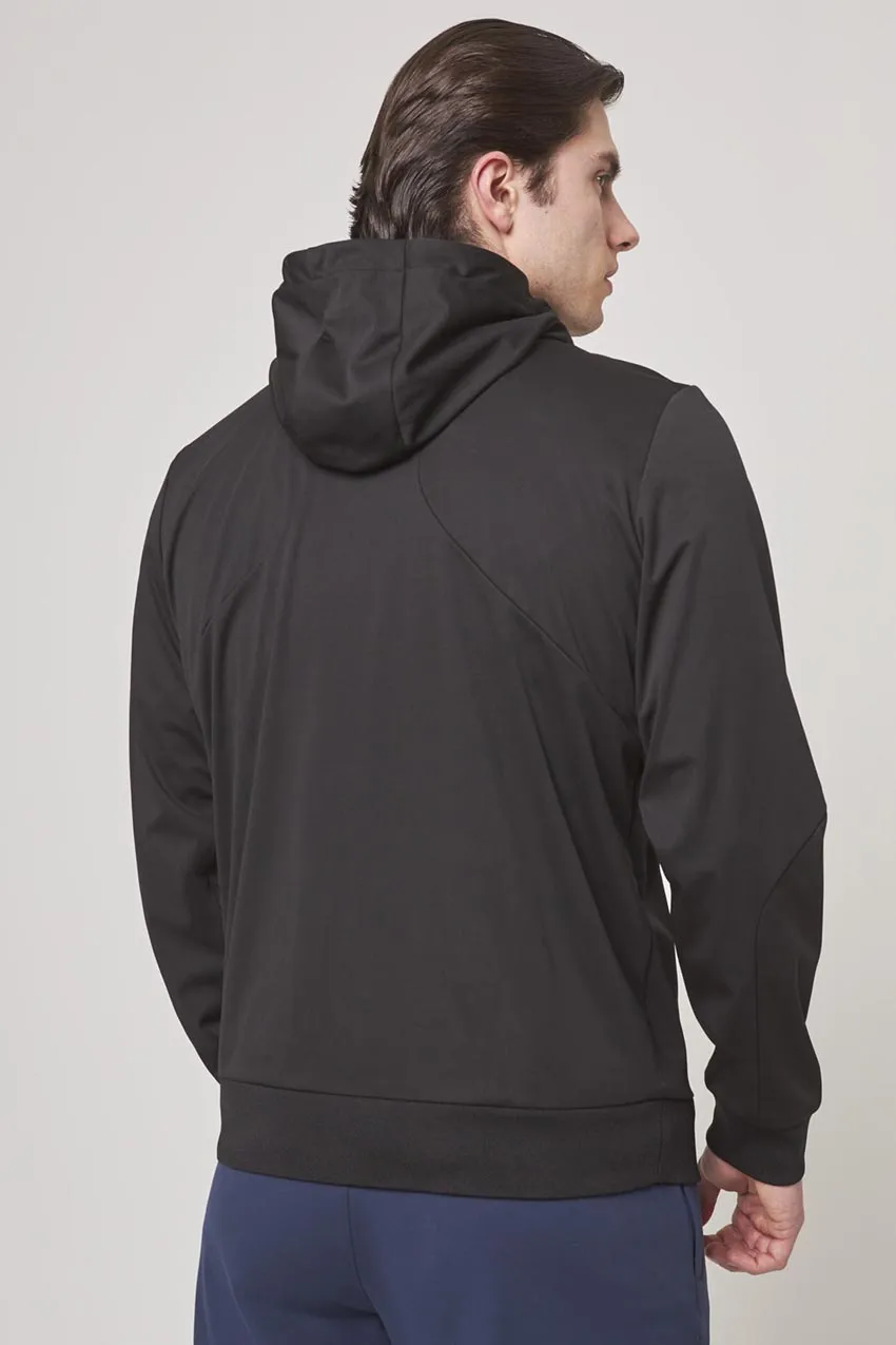 The Adventure GRS Certified Recycled Poly Hooded Jacket - Black sold by Mondetta product image thumbnail 3