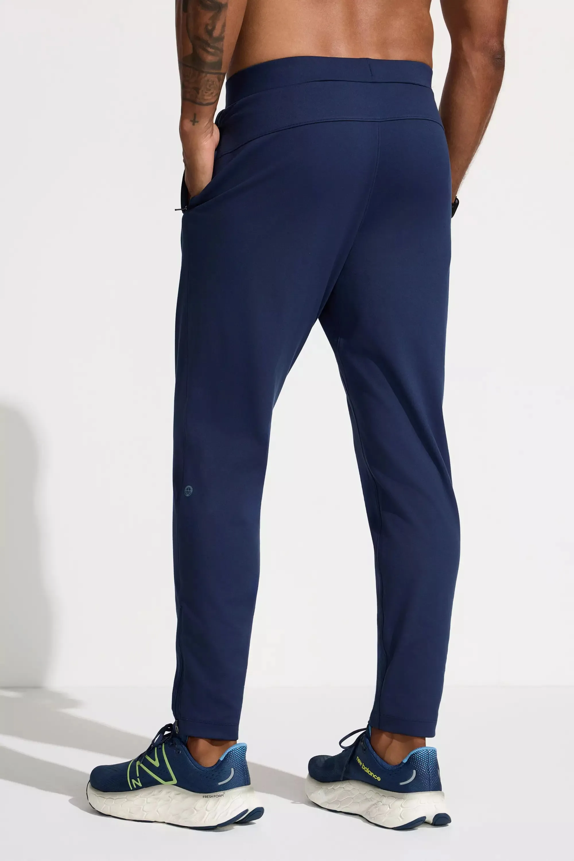 The Active GRS Certified Recycled Poly 29" Jogger - Blue sold by Mondetta product image thumbnail 3