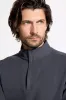 Men's Knit 1/4 Zip Pullover - Black sold by Mondetta