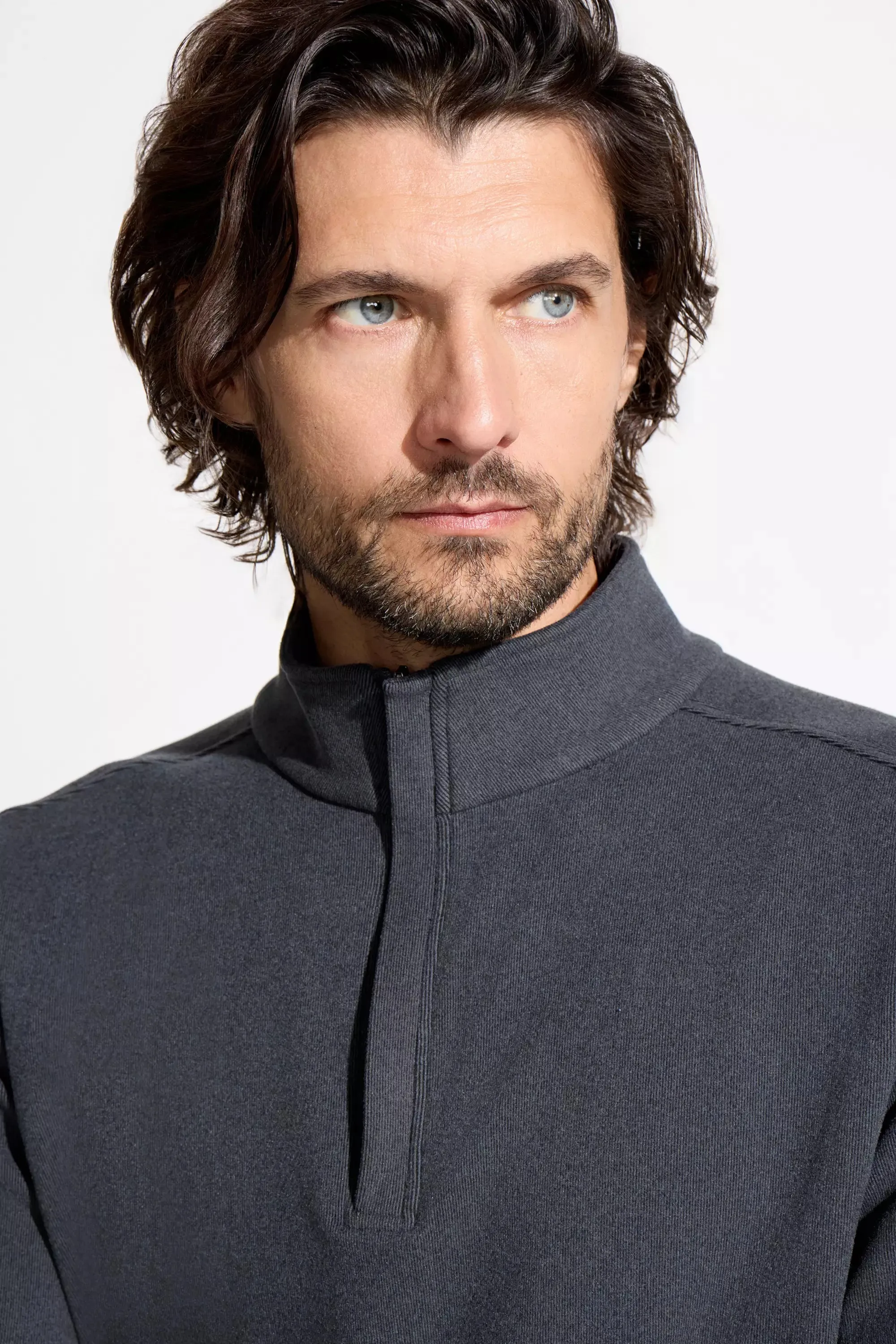 The Soft Stretch GRS Certified Recycled Poly 1/4 Zip - Black sold by Mondetta product image thumbnail 5