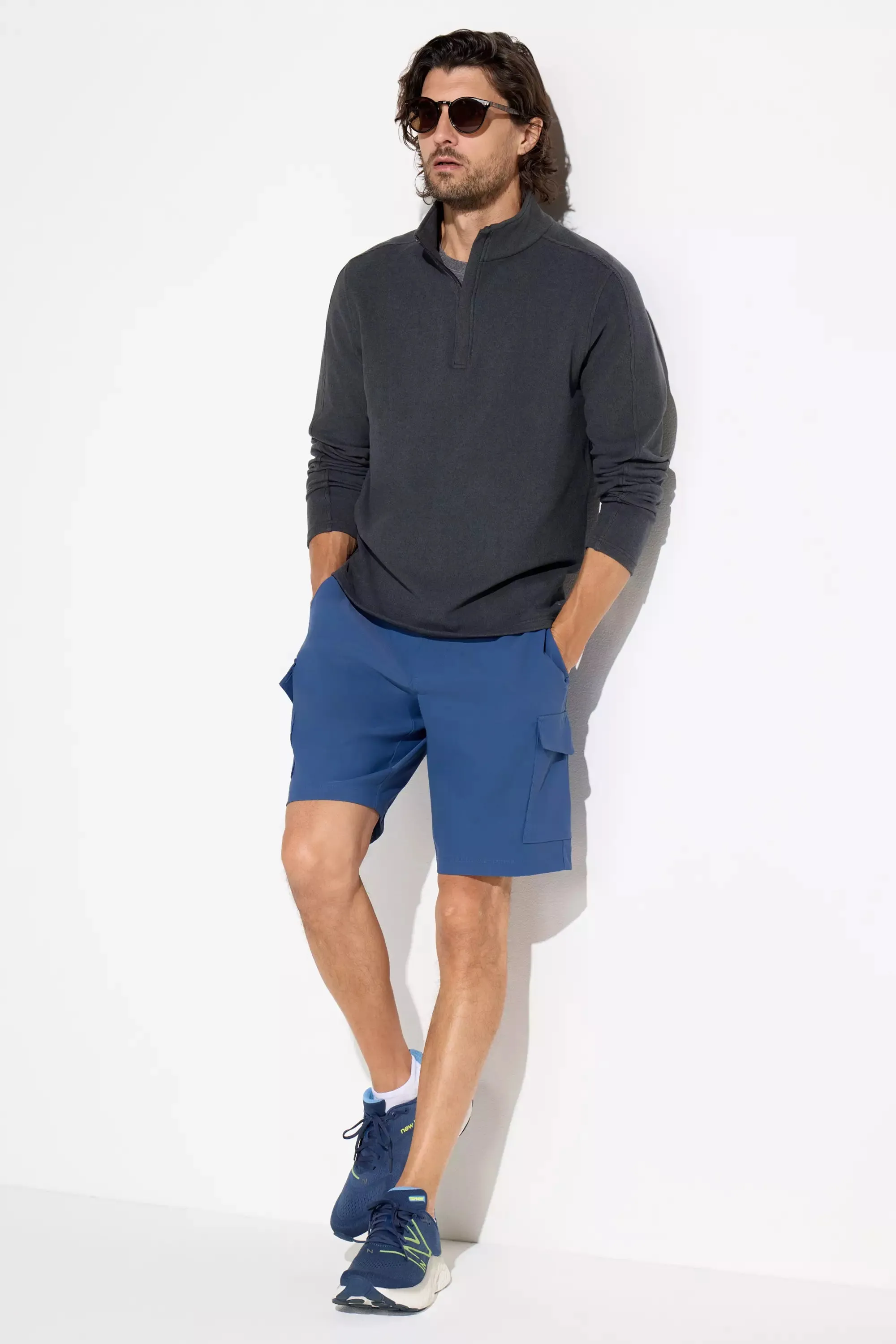 The Soft Stretch GRS Certified Recycled Poly 1/4 Zip - Black sold by Mondetta product image thumbnail 3