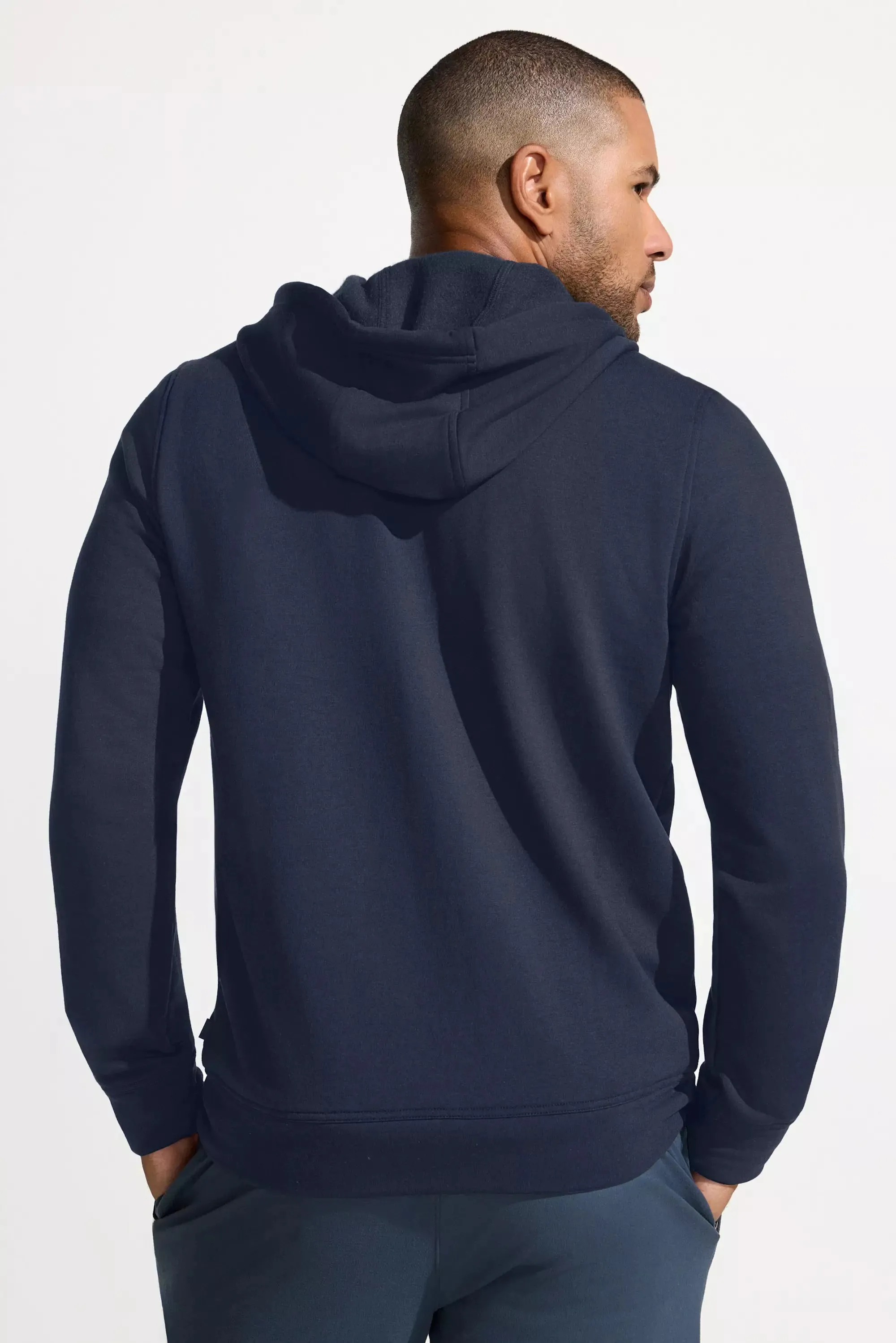 Men’s Supreme Full-Zip Hoodie - Blue sold by Mondetta product image thumbnail 4