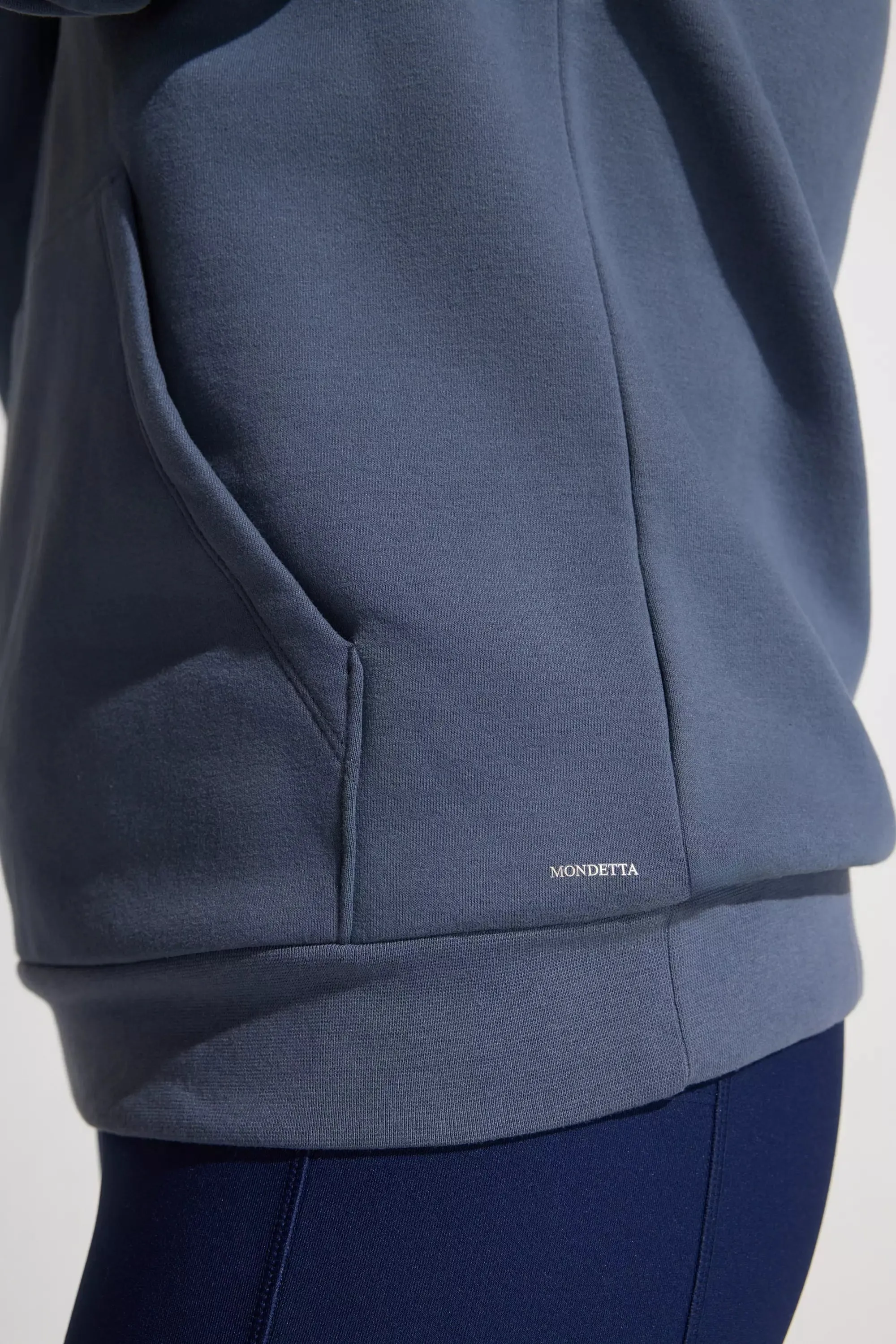 Womens Fleece Crew Neck Top - Blue sold by Mondetta product image thumbnail 5