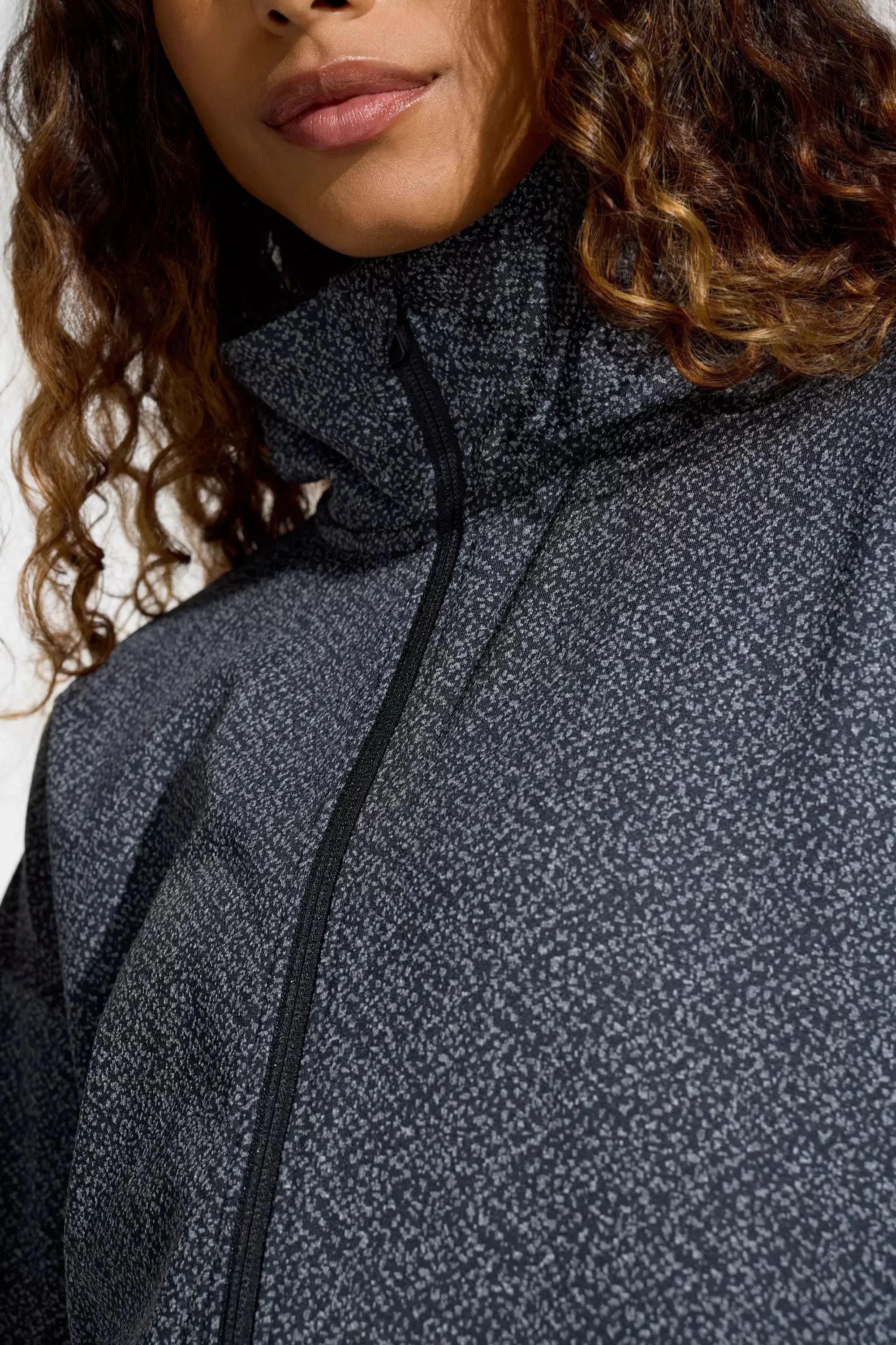 Women’s Jacquard Popover Top - Black Combo sold by Mondetta product image thumbnail 5