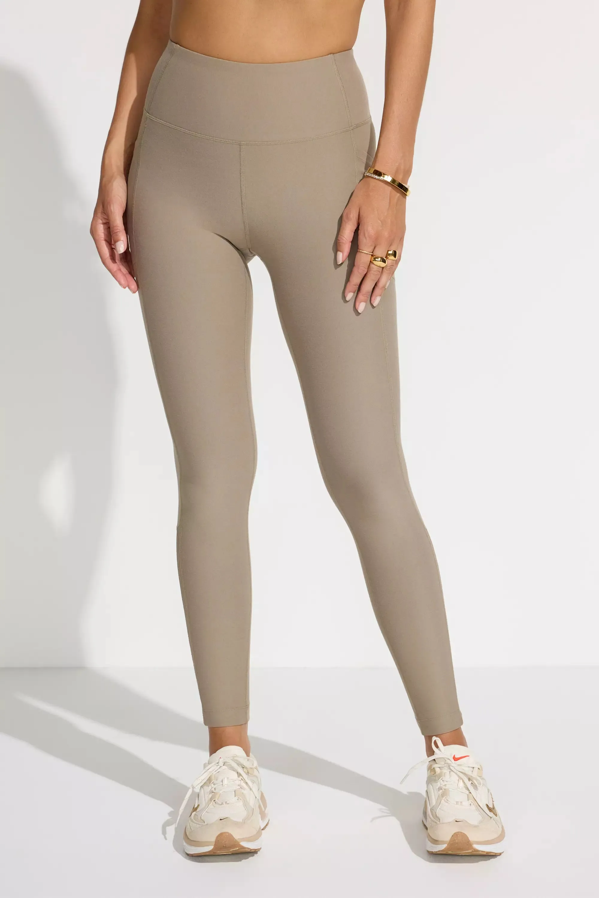 The Active Power Mesh Legging - Brindle Beige sold by Mondetta product image thumbnail 3