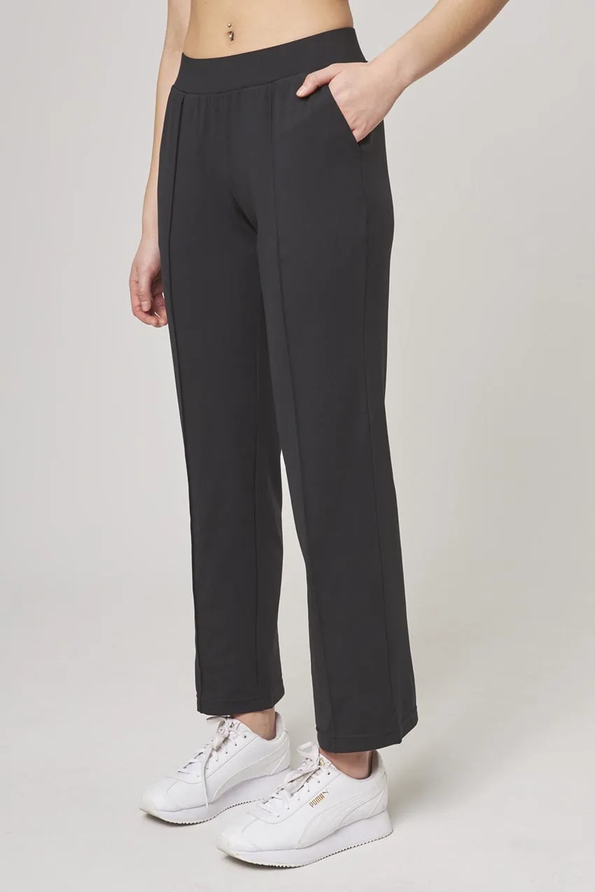 Women’s Peached Interlock Pant - Black sold by Mondetta