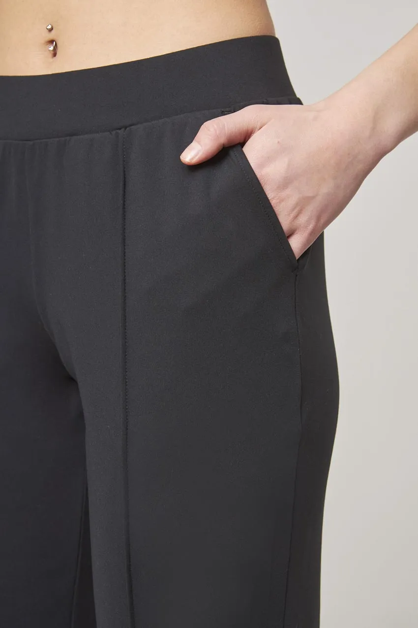 Women’s Peached Interlock Pant - Black sold by Mondetta product image thumbnail 4
