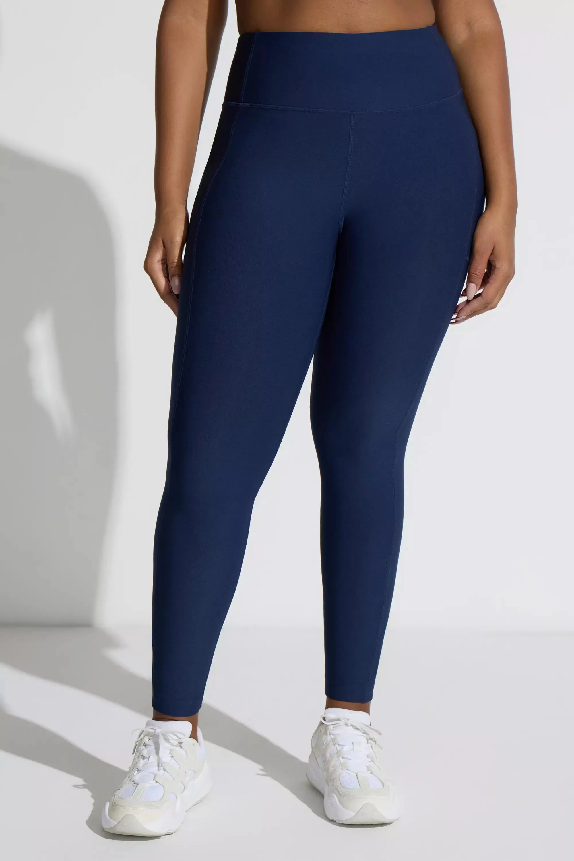 The Active Stretch GRS Certified Recycled Poly Mesh Detail Legging - Deep Navy sold by Mondetta product image thumbnail 2
