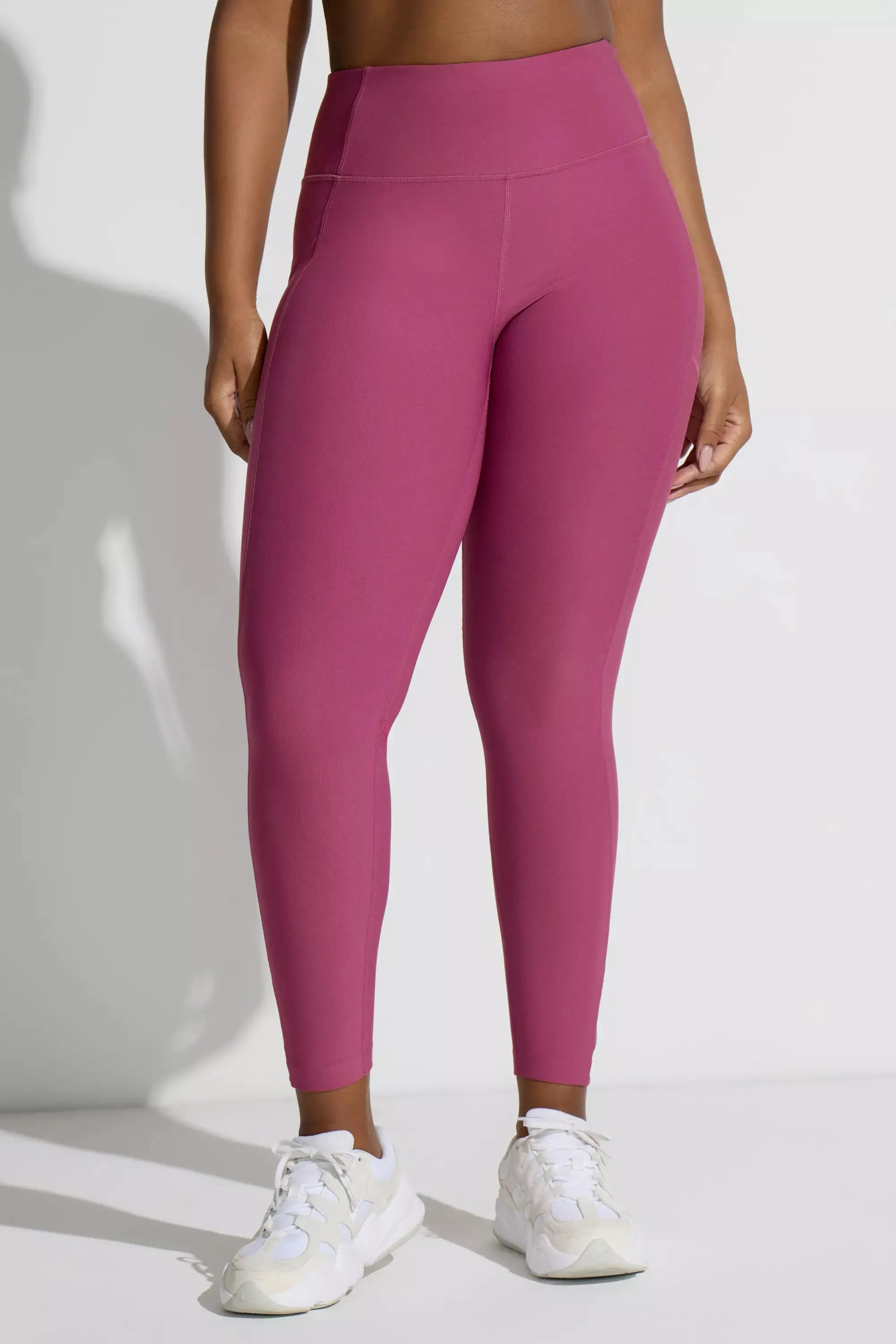 The Active Stretch GRS Certified Recycled Poly Mesh Detail Legging - Violet Pink sold by Mondetta product image thumbnail 3