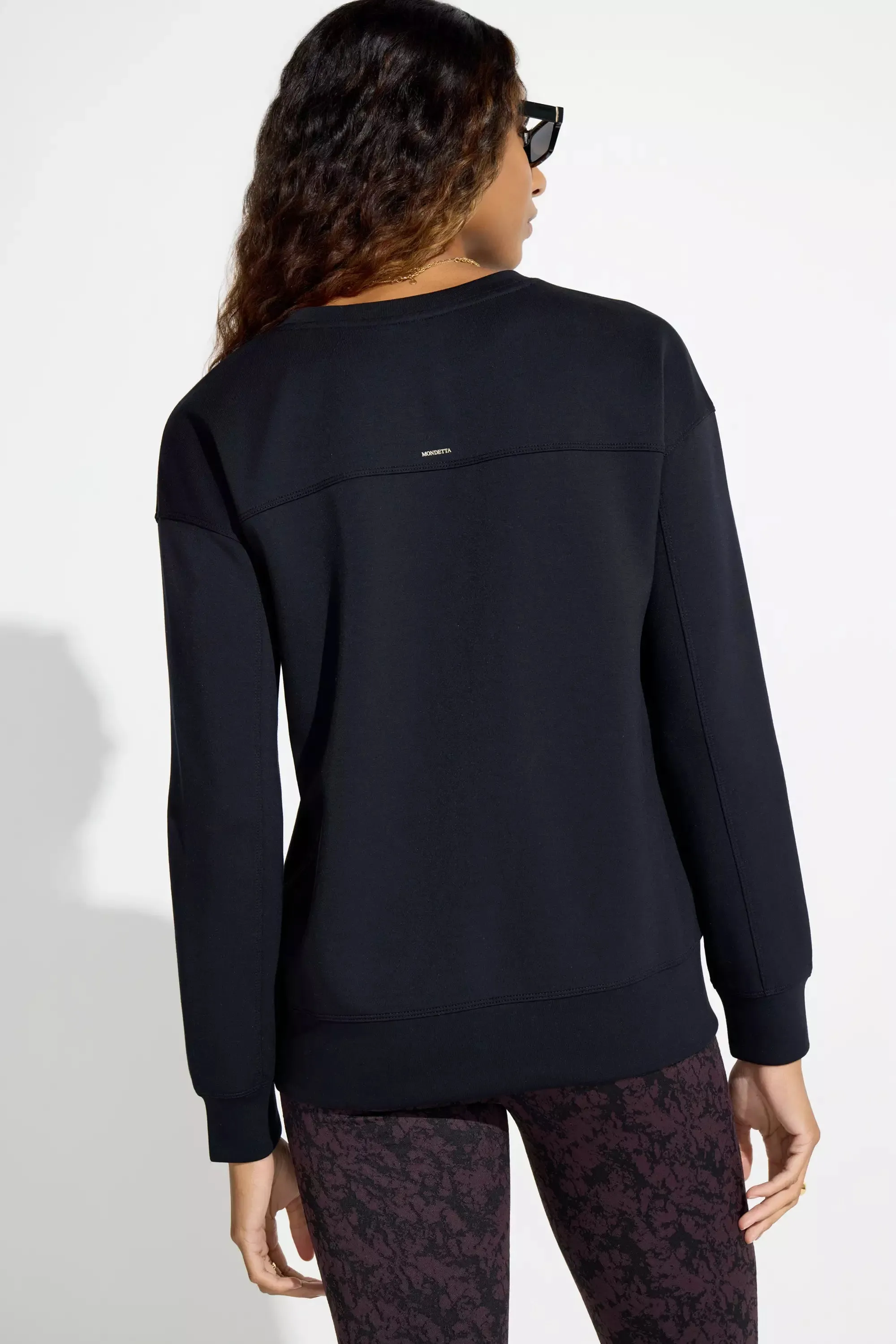 Women’s Tech Fleece Sweatshirt - Black sold by Mondetta product image thumbnail 5