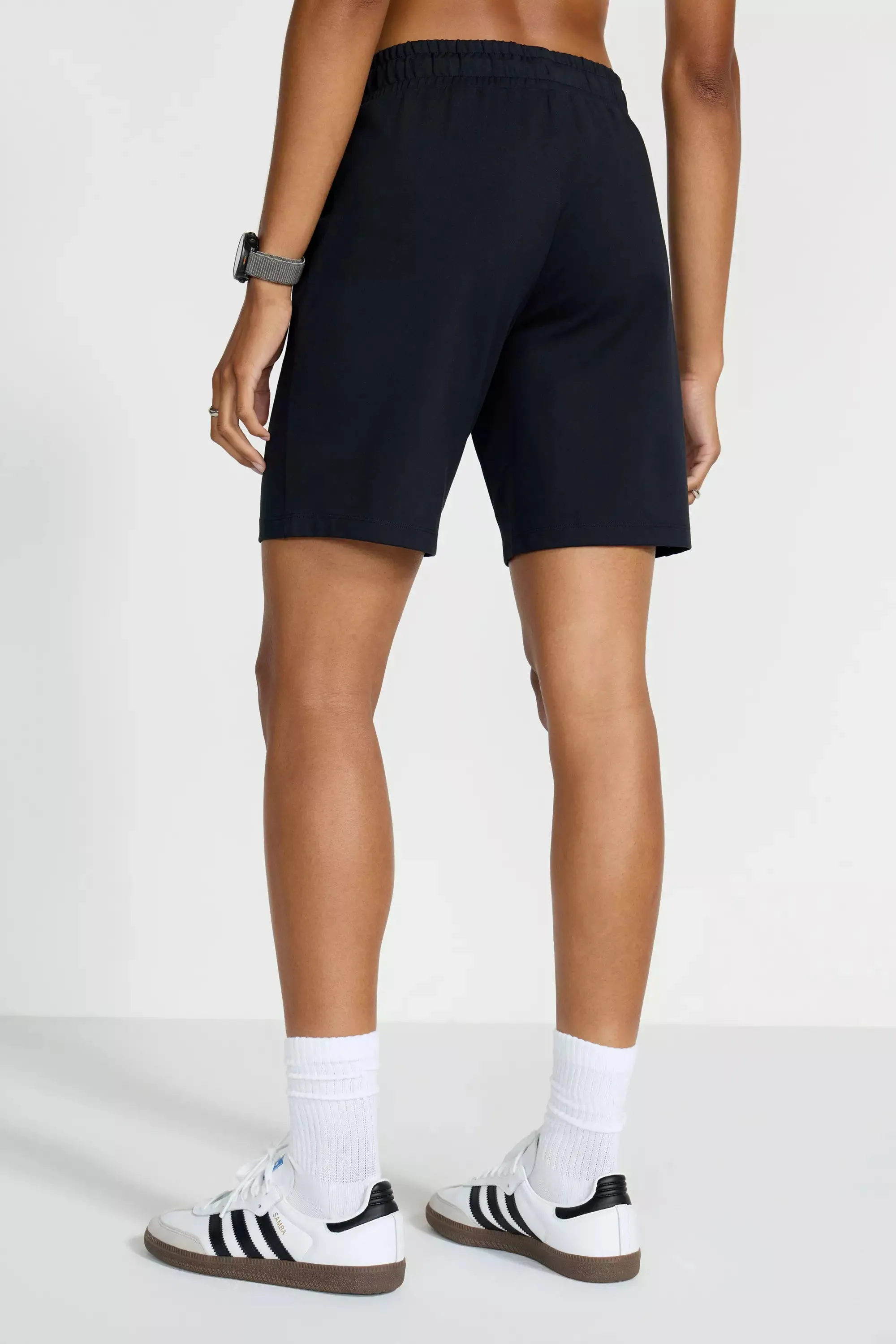 The Soft Stretch GRS Certified Recycled Poly Bermuda Short - Black sold by Mondetta product image thumbnail 4