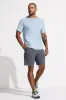 The Active Lightweight GRS Certified Recycled Poly Short Sleeve Tee - Ashley Blue sold by Mondetta