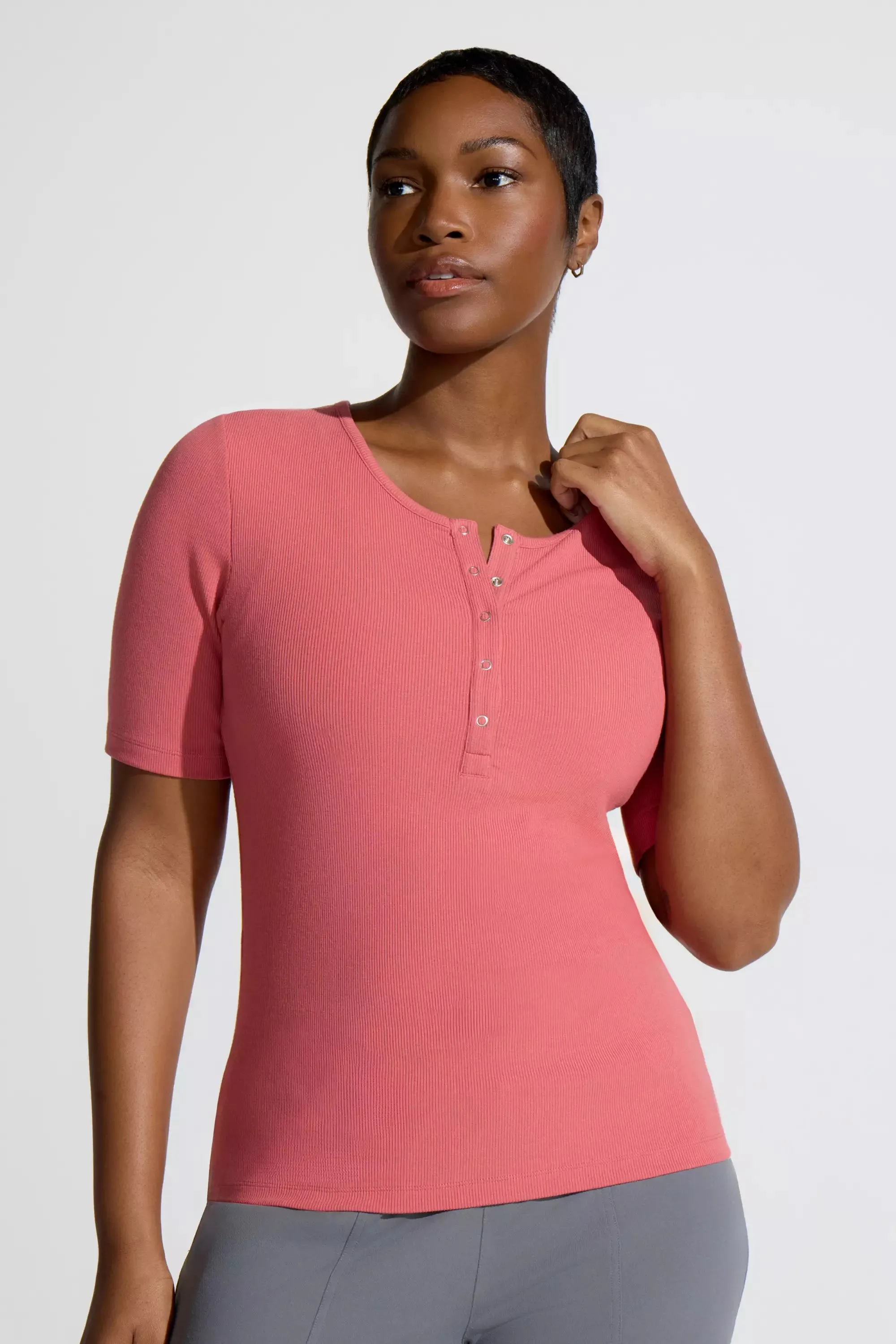 Women’s Short Sleeve Tee - Mineral Red sold by Mondetta