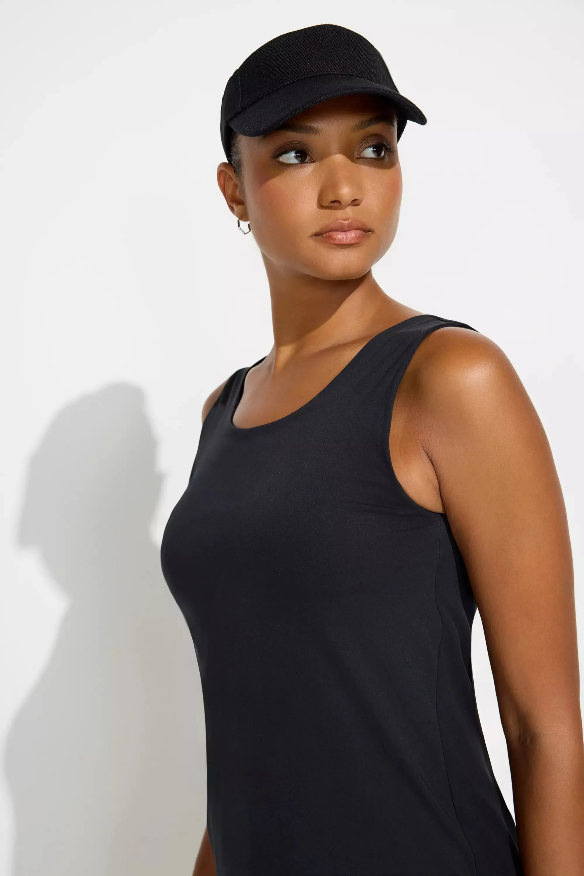 The Built-In Bra and Short GRS Certified Recycled Poly Tennis Dress - Black sold by Mondetta product image thumbnail 3