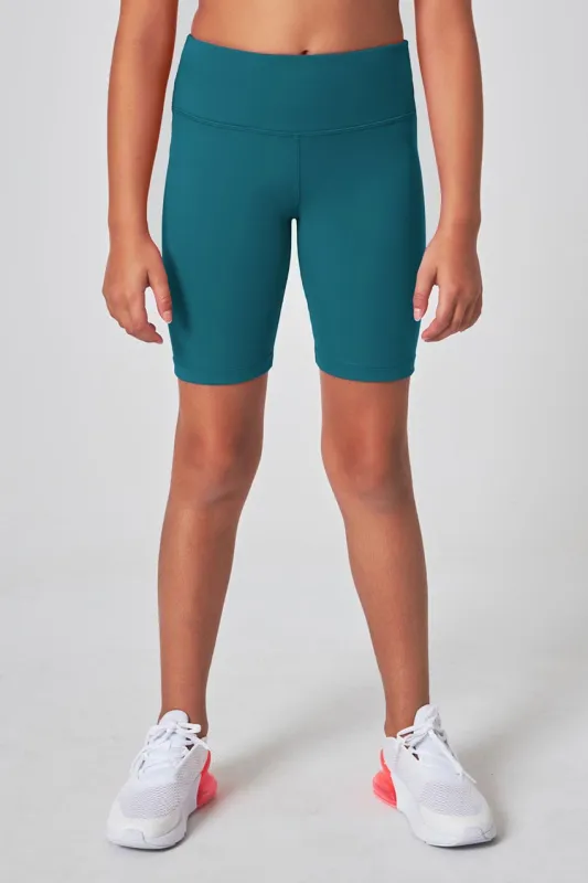 Girls’ Youth Bike Short - Pacific sold by Mondetta