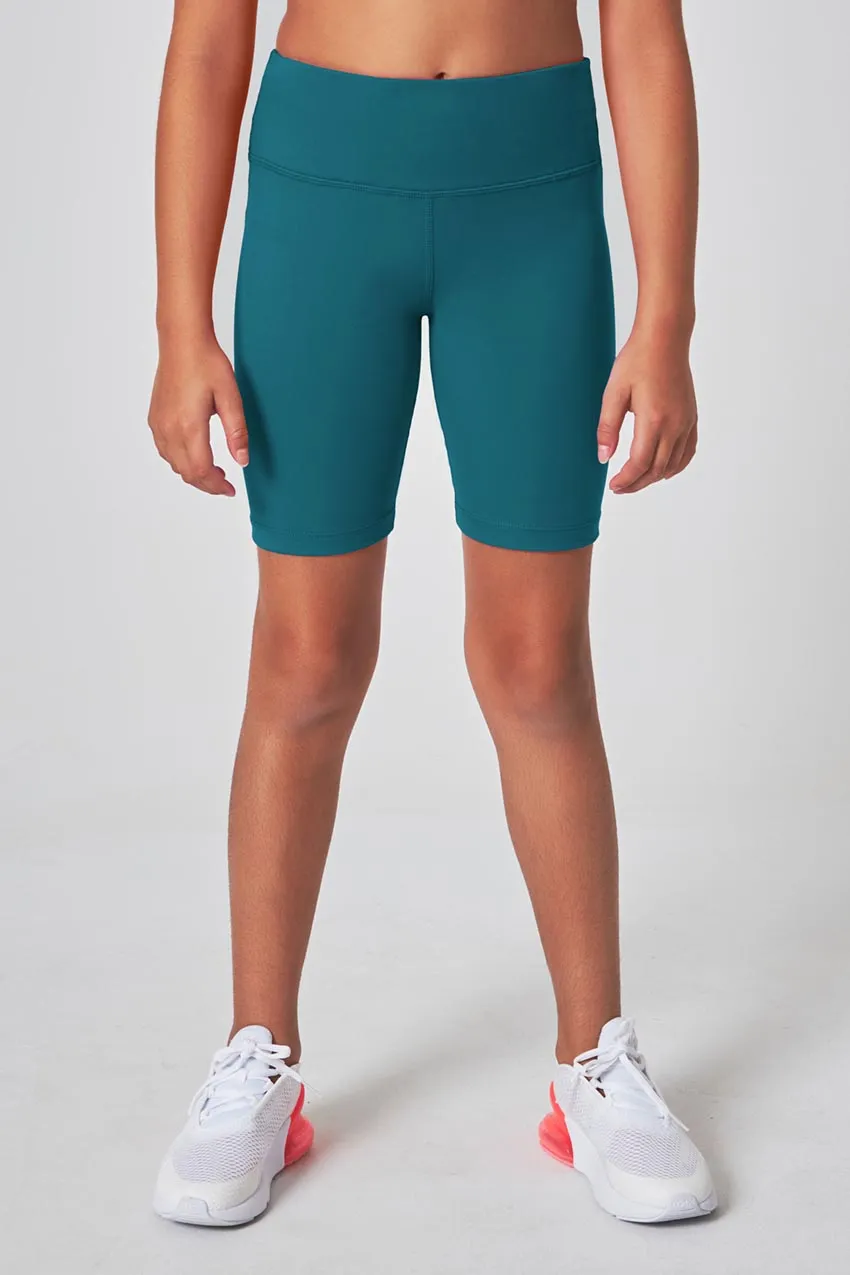 Girls’ Youth Bike Short - Pacific sold by Mondetta