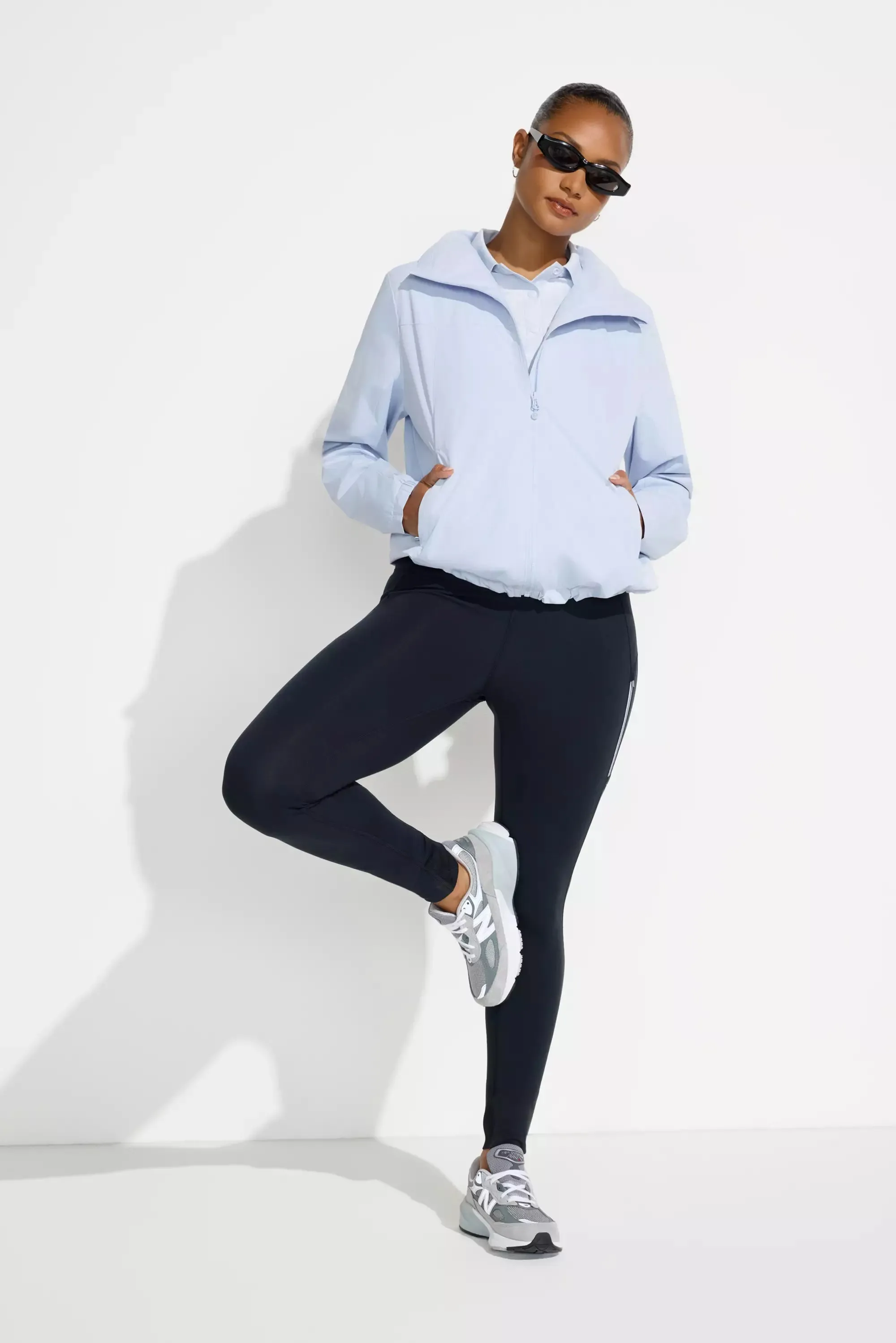 The Wind + Water-Resistant GRS Certified Poly Lined Rain Jacket - Halogen Blue sold by Mondetta product image thumbnail 2