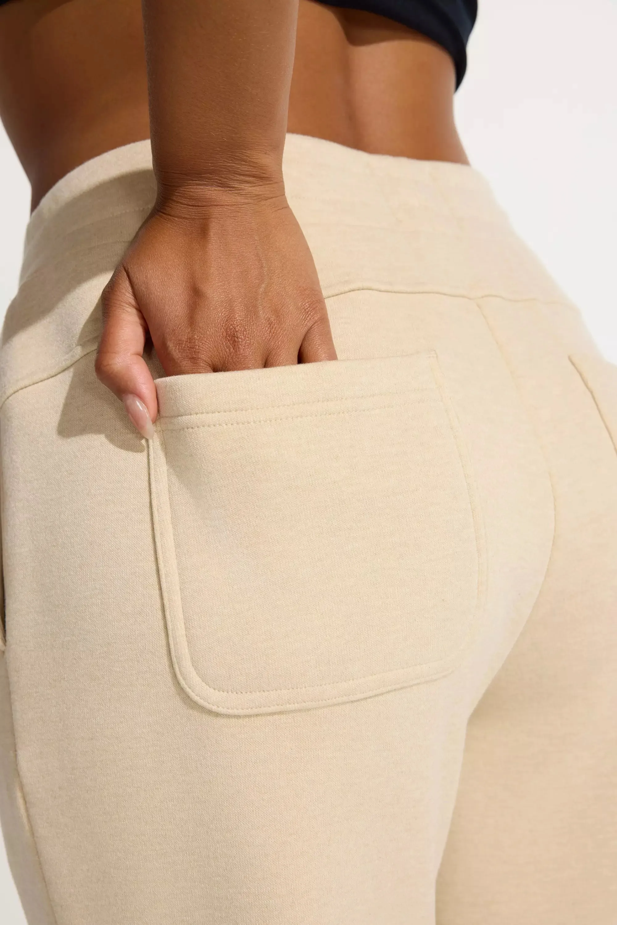 The Soft Warm GRS Certified Recycled Poly Oversized Jogger - Irish Cream sold by Mondetta product image thumbnail 4