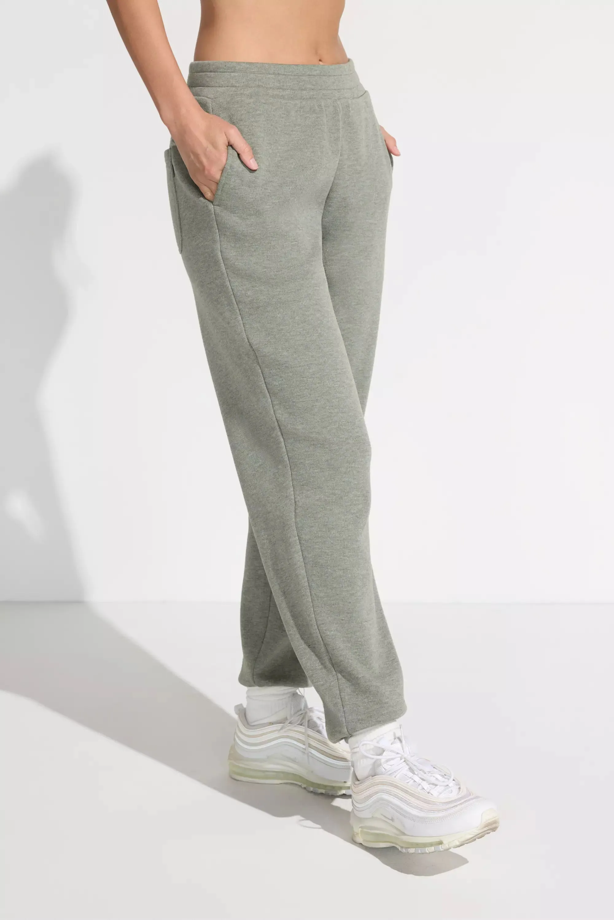 The Soft Warm GRS Certified Recycled Poly Oversized Jogger - Heather Green sold by Mondetta product image thumbnail 2