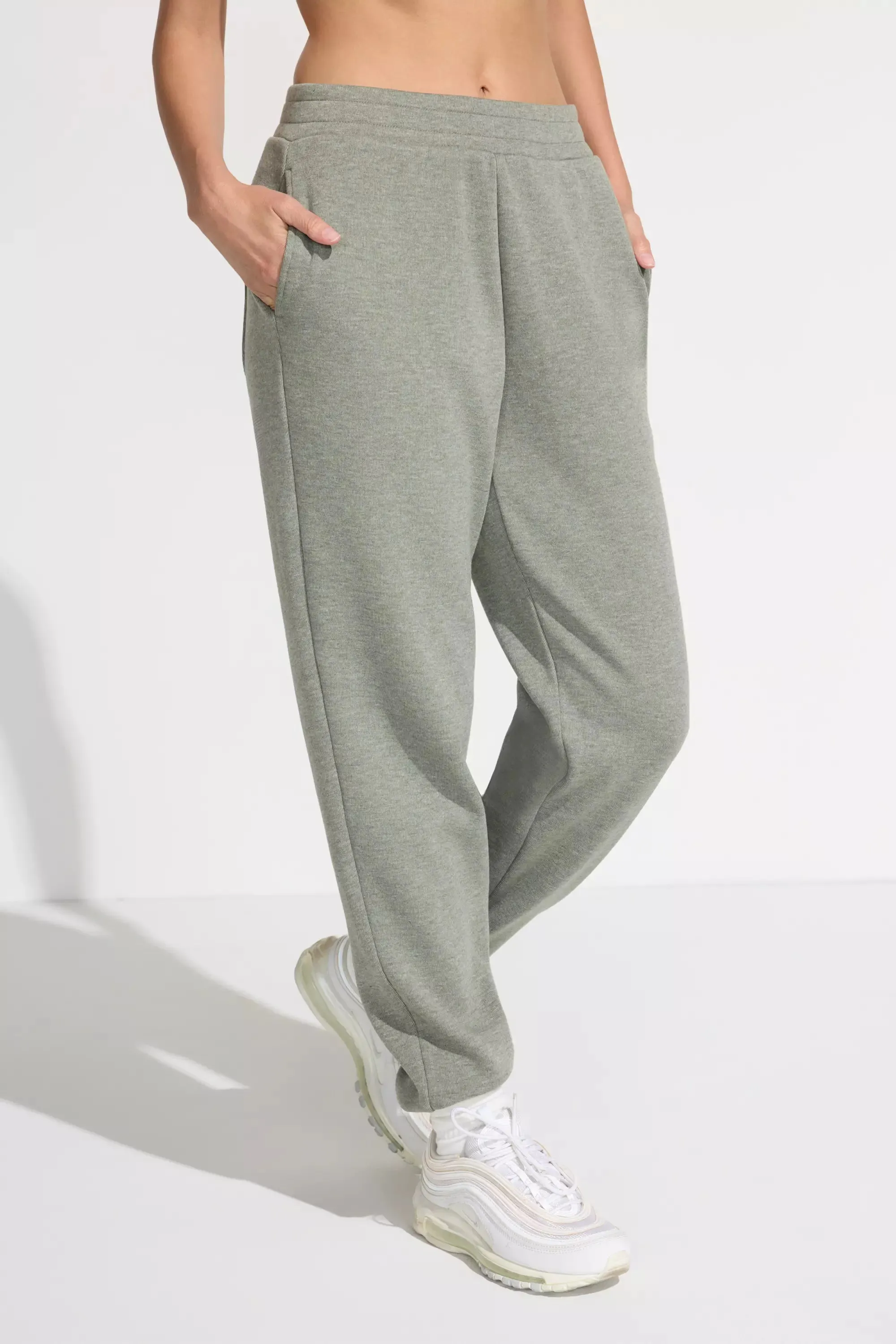 The Soft Warm GRS Certified Recycled Poly Oversized Jogger - Heather Green sold by Mondetta product image thumbnail 3