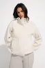 Cropped Fleece Jacket - White sold by Mondetta
