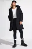 Women’s Long Down Parka - Black sold by Mondetta