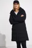 Women’s Long Down Parka - Black sold by Mondetta