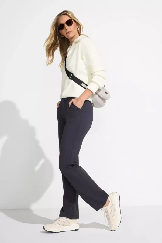 Women’s Herringbone Pant 30" - Black sold by Mondetta