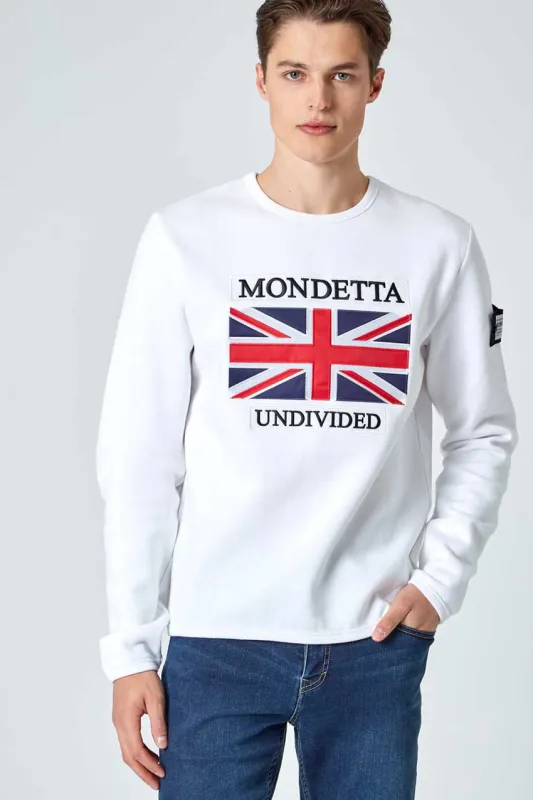 Homage Classic Fit Sweatshirt - Great Britain (UK) - White sold by Mondetta