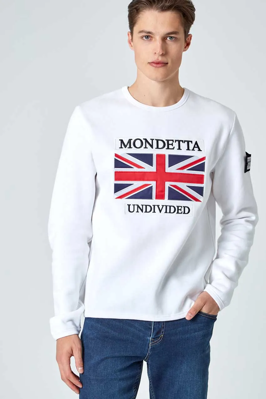 Homage Classic Fit Sweatshirt - Great Britain (UK) - White sold by Mondetta