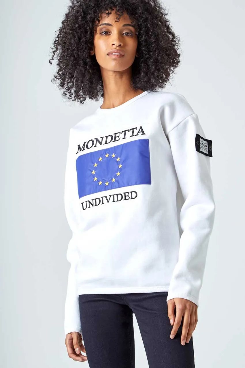 Unity Women's Modern Fit Sweatshirt - EU - White sold by Mondetta