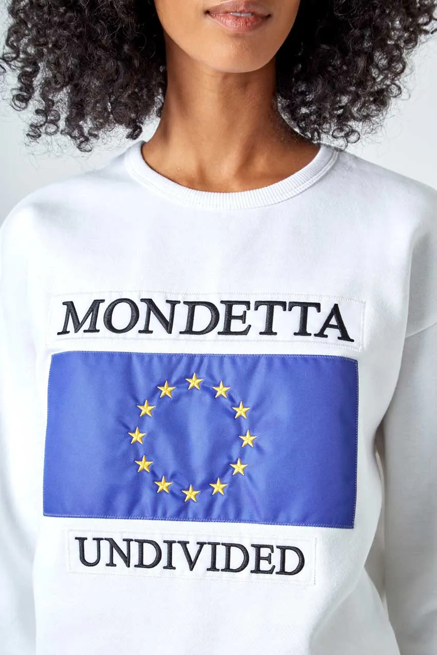 Unity Women's Modern Fit Sweatshirt - EU - White sold by Mondetta product image thumbnail 3