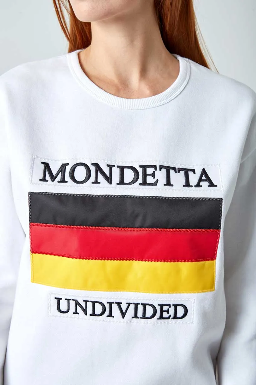 Unity Women's Modern Fit Sweatshirt - Germany - White sold by Mondetta product image thumbnail 5
